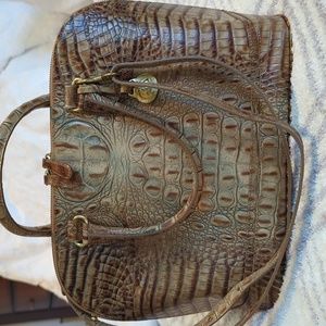 BRAHMIN Vivian Dome Bag, Almond Color